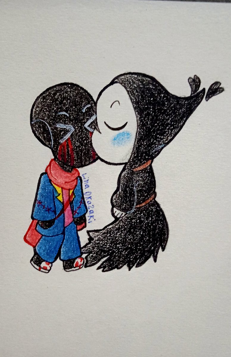LinaOkazaki's tweet photo. Another adorable mini chibi >w<
I really love DeathError, they're my OTP 😭💖
Btw Error design is based in some fanarts I saw in Tumblr, some kind of "after Geno" thing. Hope You like it!
#Sancest #DeathError #ReaperxError https://t.co/csGrOrIw7a