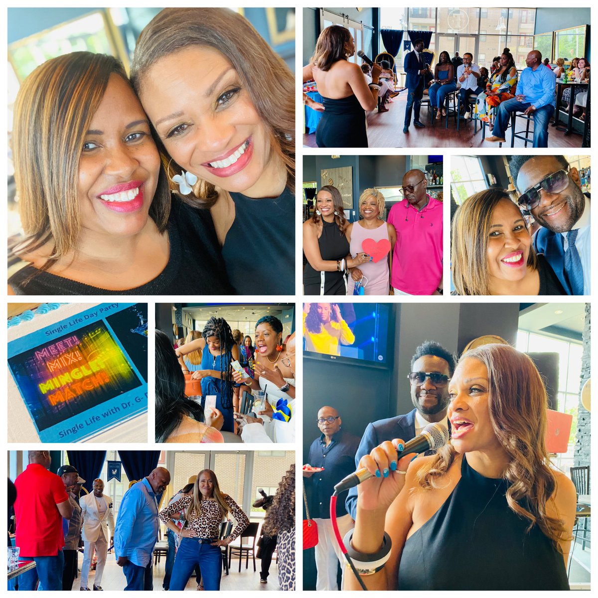 evadcoleman's tweet photo. Such a great time of singleness! The goal: #MeetMixMingleMatch. #DrLawanaGladney @drgladney’s #DayParty for Single Life with Dr. G #DatingOver40 group was loads of #Fun! #Conversation, #Games and #Dancing were a great combination! #GetOutAndMeetSomeone #IMessenger #TexasMetroNews https://t.co/vvi3dokouD