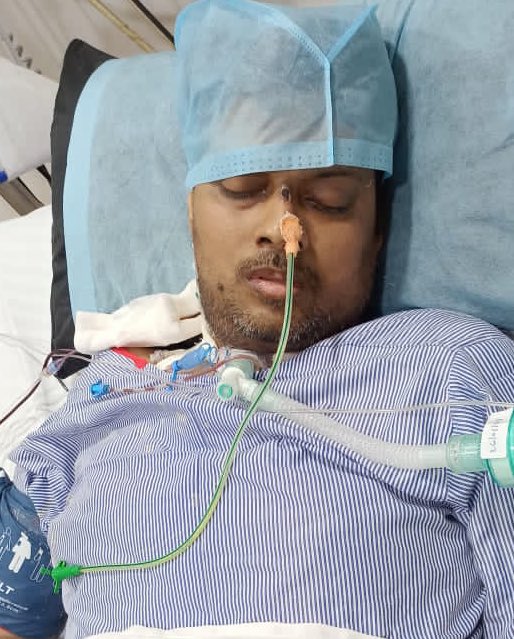 shails76's tweet photo. @ManMundra Request your help to generate funds for our friend @sagar_gaurav. He needs ECMO &amp; Lung transplant due to post covid complications. https://t.co/zeb7f0CjmA