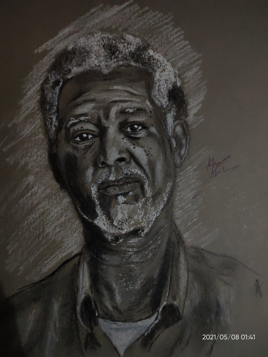 abdelsalam536's tweet photo. Drawing #MorganFreeman https://t.co/SKiciFpouW