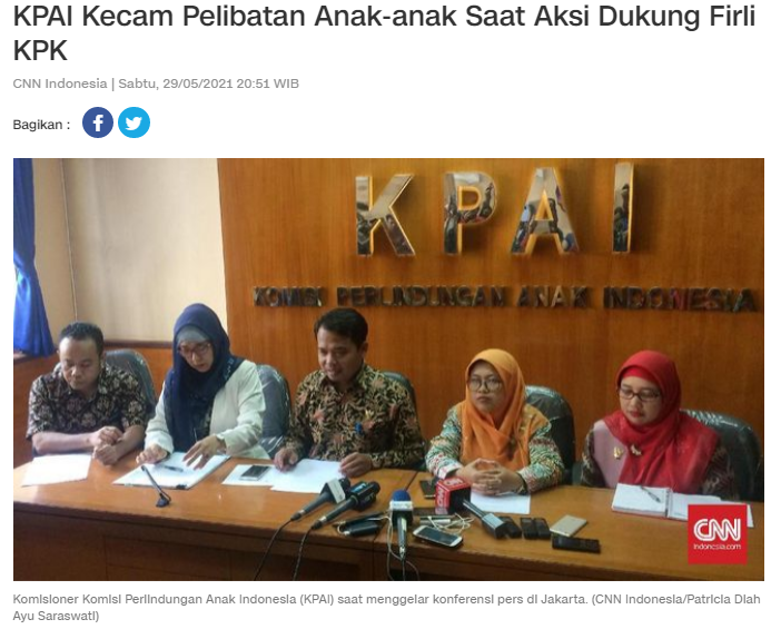 Beberapa demonstran pendukung firli (ketua KPK) masih duduk di bangku SMP &amp;dibayar ikut aksi
Sementara yang lain, tampak sudah cukup tua

.
Saya bingung,
kok banyak yang dukung firli '!?' Alasannya apa?
Sampai-sampai
kritik <a href="/jokowi/">Joko Widodo</a>?

JANGAN GENERALISIR novel baswedan DENGAN KPK🙏