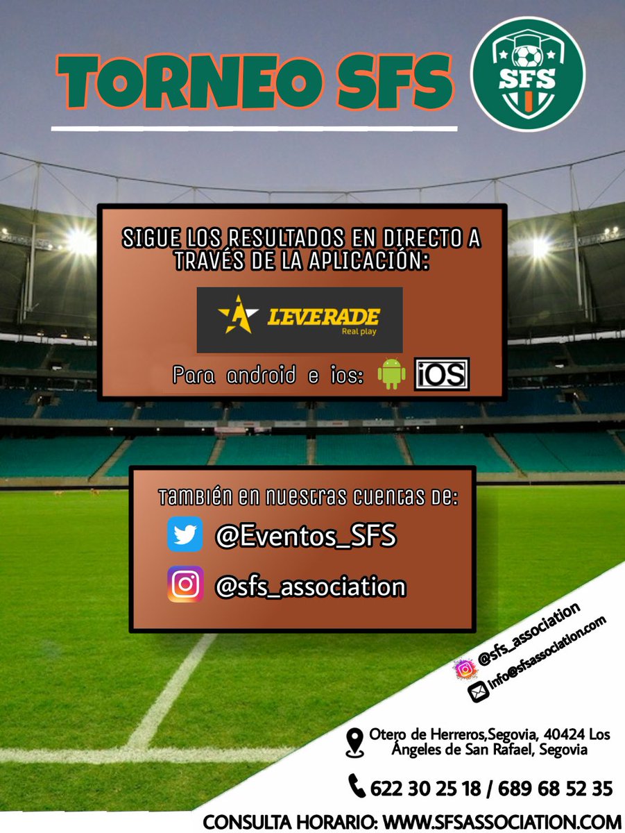 SFS_eventos's tweet photo. ¡Turno en la mañana del domingo para la categoría Infantil femenino! 
Desde las 9 de la mañana el mejor fútbol Infantil femenino! 
Puedes seguir los resultados del torneo a través de la app Leverade 
🔍 busca / Torneo SFS 

https://t.co/3la2XmEtaC https://t.co/mqPhwVINPb