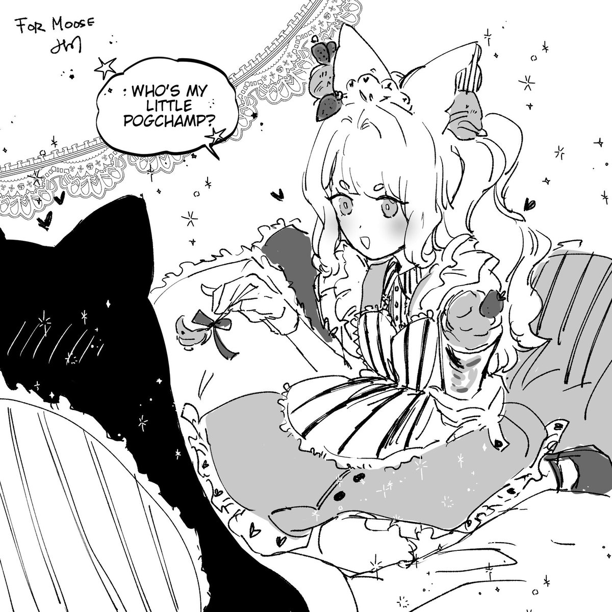 7. Meong/Long cat-human form (@iamsvn2 )
8. @alicecweam w/ Meong (@MortalMoose )
3. Ioann and Shou's possible child? (Carla)
4. Vin's OCs Vincent and Shawn (Vin) 