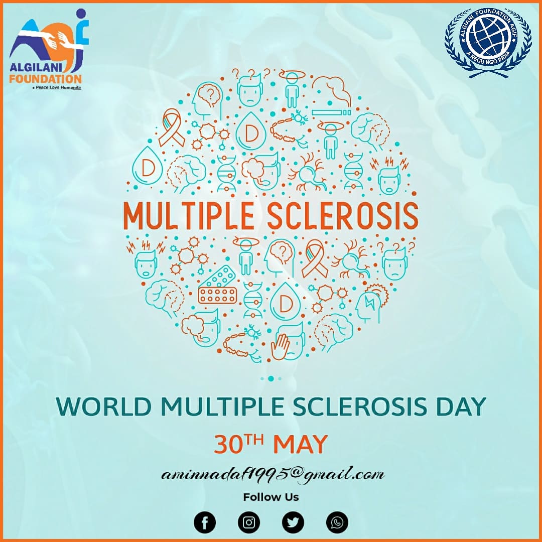 DrAminNadaf's tweet photo. World MS Day is typically observed on May 30 each year. Established by the Multiple Sclerosis International Federation (MSIF) in 2009. #WordMSDay #algilanifoundation
@Agifofficial @aiacofficial @Basitshaikh49 @owaisalgilani @DrNomanShaikh @MishalHusain @KhaleelK16 https://t.co/1sIHf07yTR