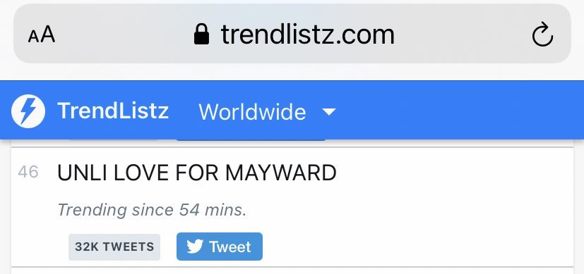 MAYWARDHAOFC's tweet photo. TRENDING WORLDWIDE AND NATIONWIDE ANG 

UNLI LOVE FOR MAYWARD 

TRENDING NATIONWIDE NAMAN ANG

MAYMAY DI KAWALAN CHALLENGE

EDWARD FRESH ON TOPSILOG

#MayWard 
@maymayentrata07 @Barber_Edward_ https://t.co/KNPoPdSsM0
