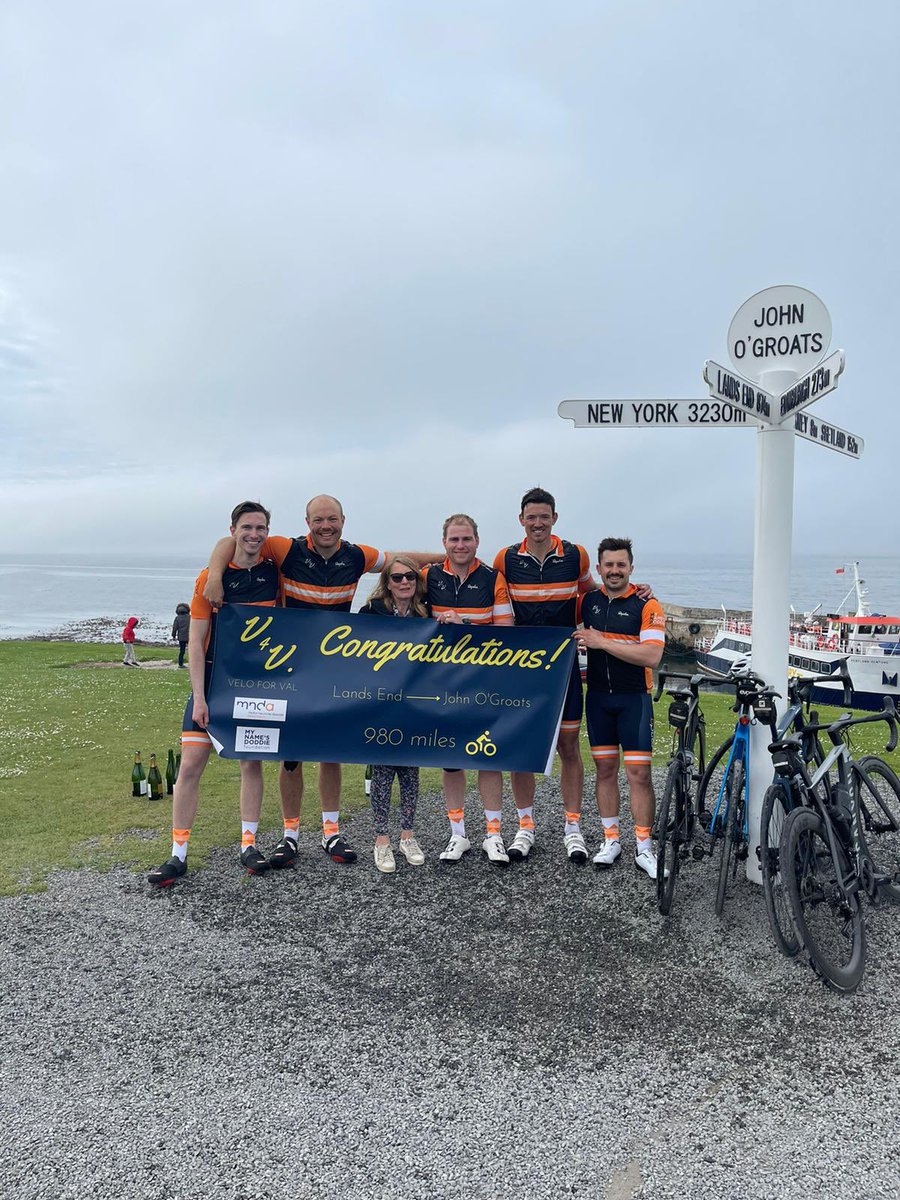 Job done! LEJOG completed, thanks to everyone who helped us get to the end. It’s been one hell of a journey. The support has been unreal! X