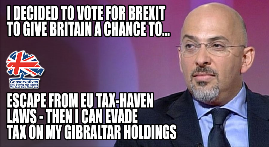 Super-rich Tory Nadhim Zahawi is an apologist for extreme capitalism. He has close links to multiple Tax Havens & was a prominent proponent of Brexit - obv acutely aware of EU legislation seeking to clamp down on Tax Havens...his tax havens! #marr #ridge #TrevorPhillips