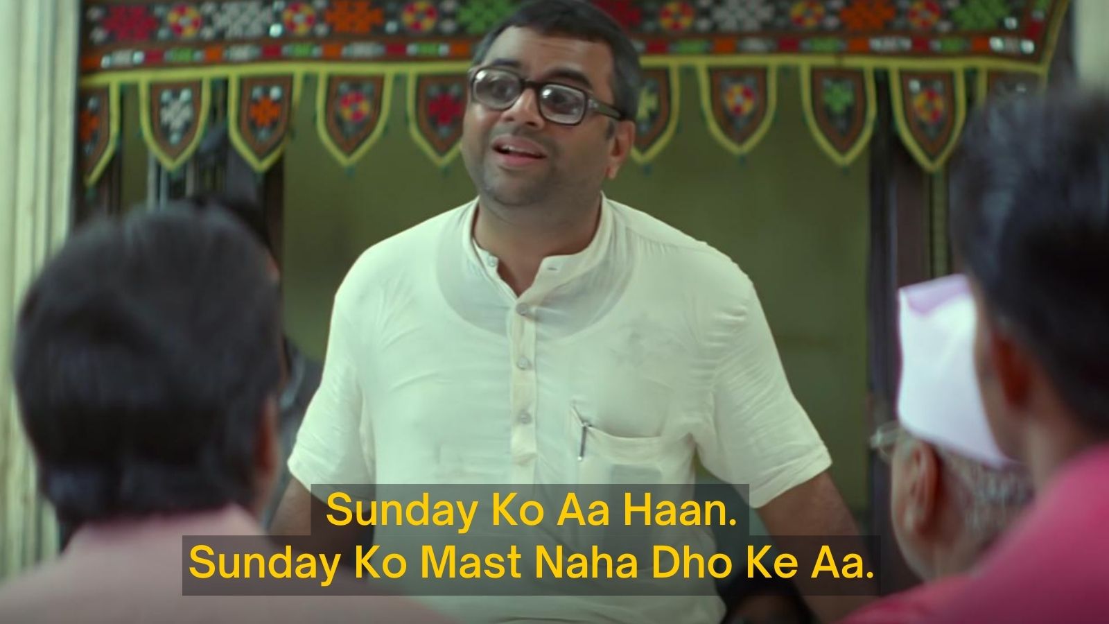 Me to Paresh Rawal sir :- Happy birthday sir,
sir party?

Paresh sir be like :- 