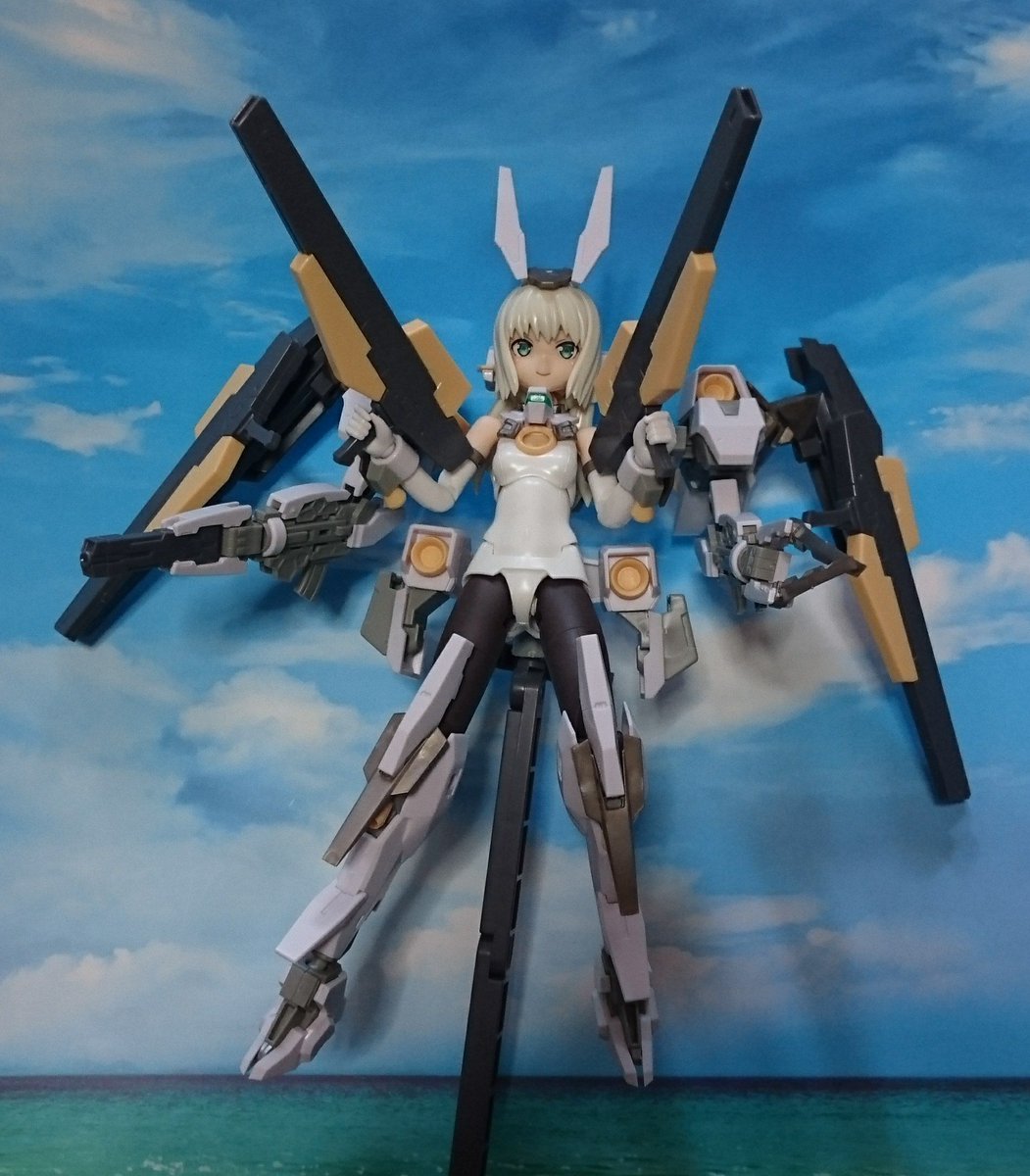 N Atsushi フレームアームズ ガール メガミデバイス バーゼラルド バーゼラルド アニメverぱち組完成