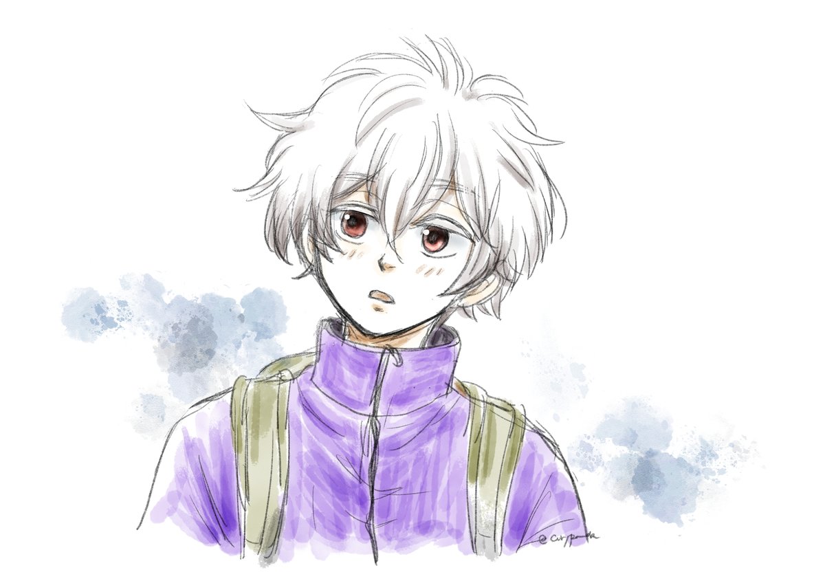 Twitter இல こりぱんだ バクテン の中学生の時のましろ 髪短くて可愛いかった クリスタアップデートして噂の鉛筆と水彩使ってみた バクテン 月雪ましろ イラスト イラスト好きな人と繋がりたい