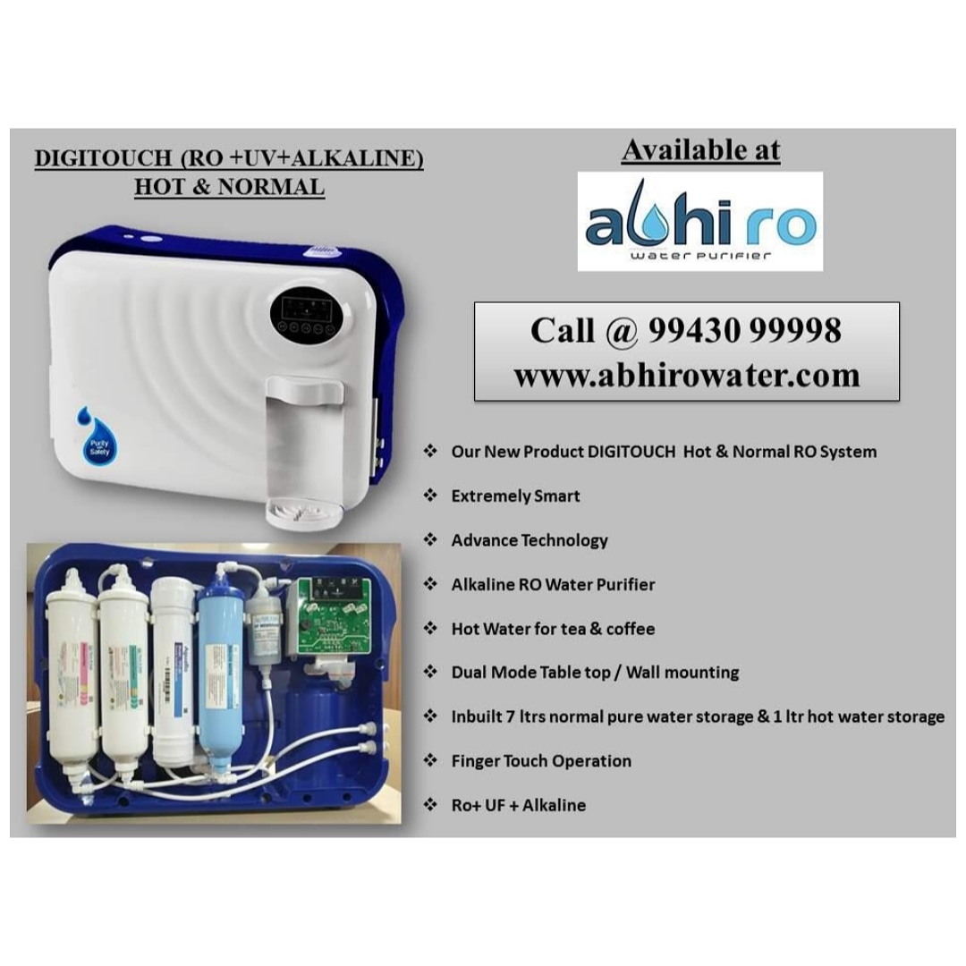 abhirocbe's tweet photo. Digitouch (ro+uv+alkaline) hot and normal available @Abhi_Ro_Water
DM for price
Call or whatsapp us on +91 9943099934/9943088840
.
#digitouch #fingertouch #waterpurifier #rosystem #ropurifier #uvpurifier #uvsystem #alkaline #acquetta #healthyliving #purewater #cleanwater #abhiro https://t.co/S7DORXVohR