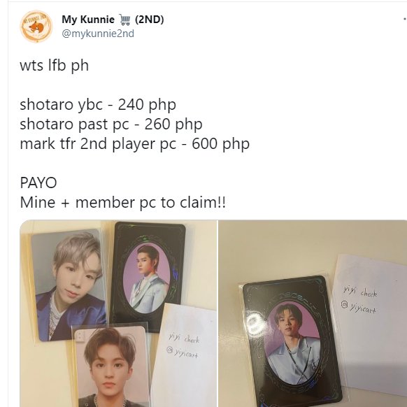 mykunnie2nd's tweet photo. #MYKUNNIE2ND_UPDATES 

PCs are on their way to me na po~ Please answer the shipping form po so I can deliver it once it arrives sakin~  Toploaders and sleeves are included na no need to pay for the packaging fees~ 

🔗: https://t.co/4nhP0F0t7U https://t.co/gIz7rkPnHJ