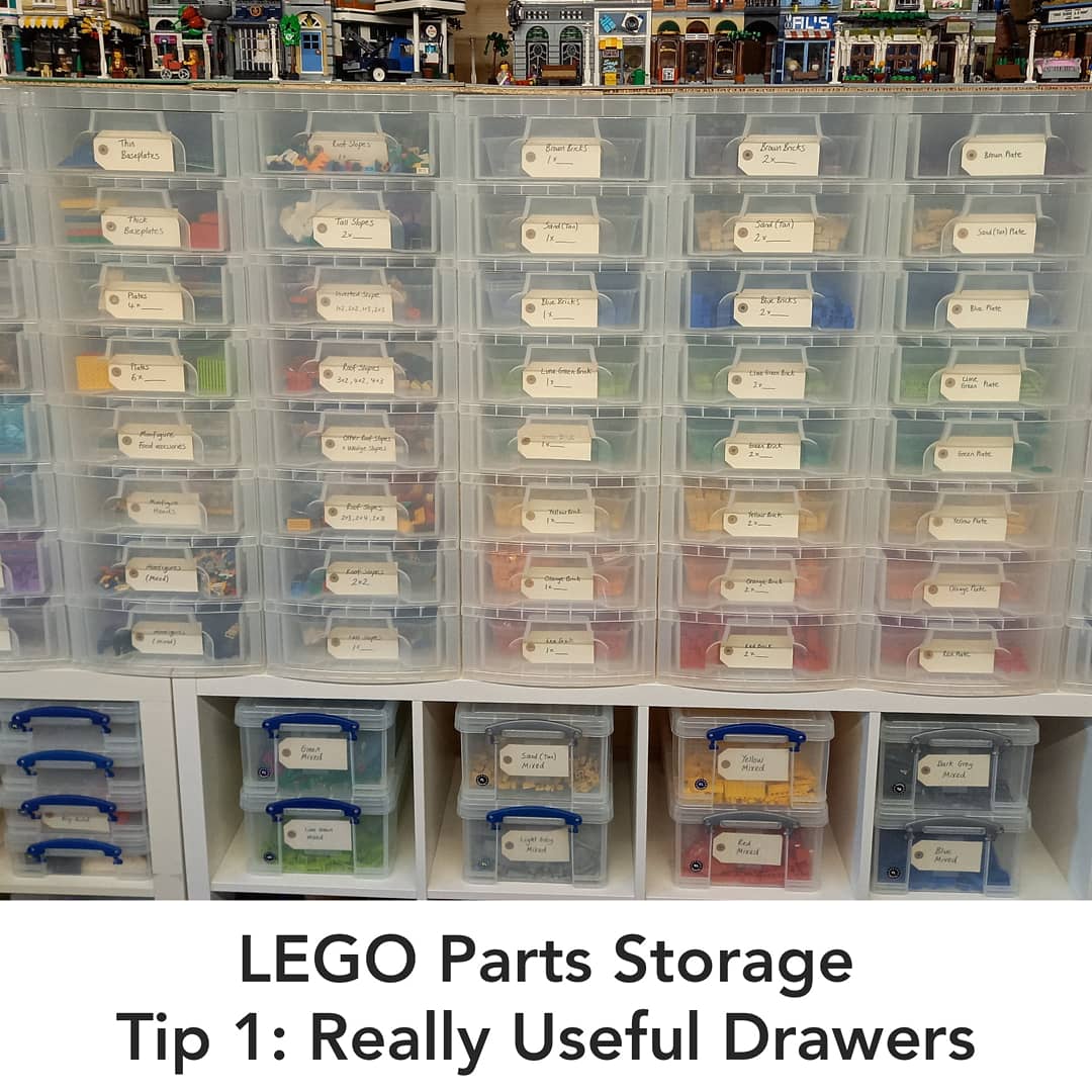 sprguinness's tweet photo. Thought I'd do a quick series of 3 tips for sorting and storing LEGO pieces. #LEGO #AFOL #pieces #storage # organise #reallyusefulboxes https://t.co/HKYhLagLrV