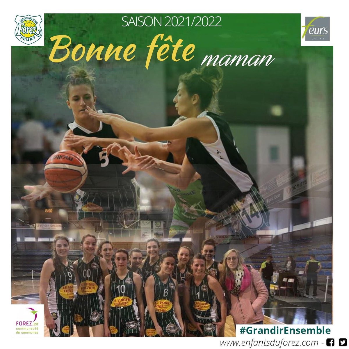 Nous souhaitons une bonne fête aux mamans ! 👩🏼👩🏾‍🦱🧕🏼👩🏻‍🦳

#GrandirEnsemble💚💛 #EFF