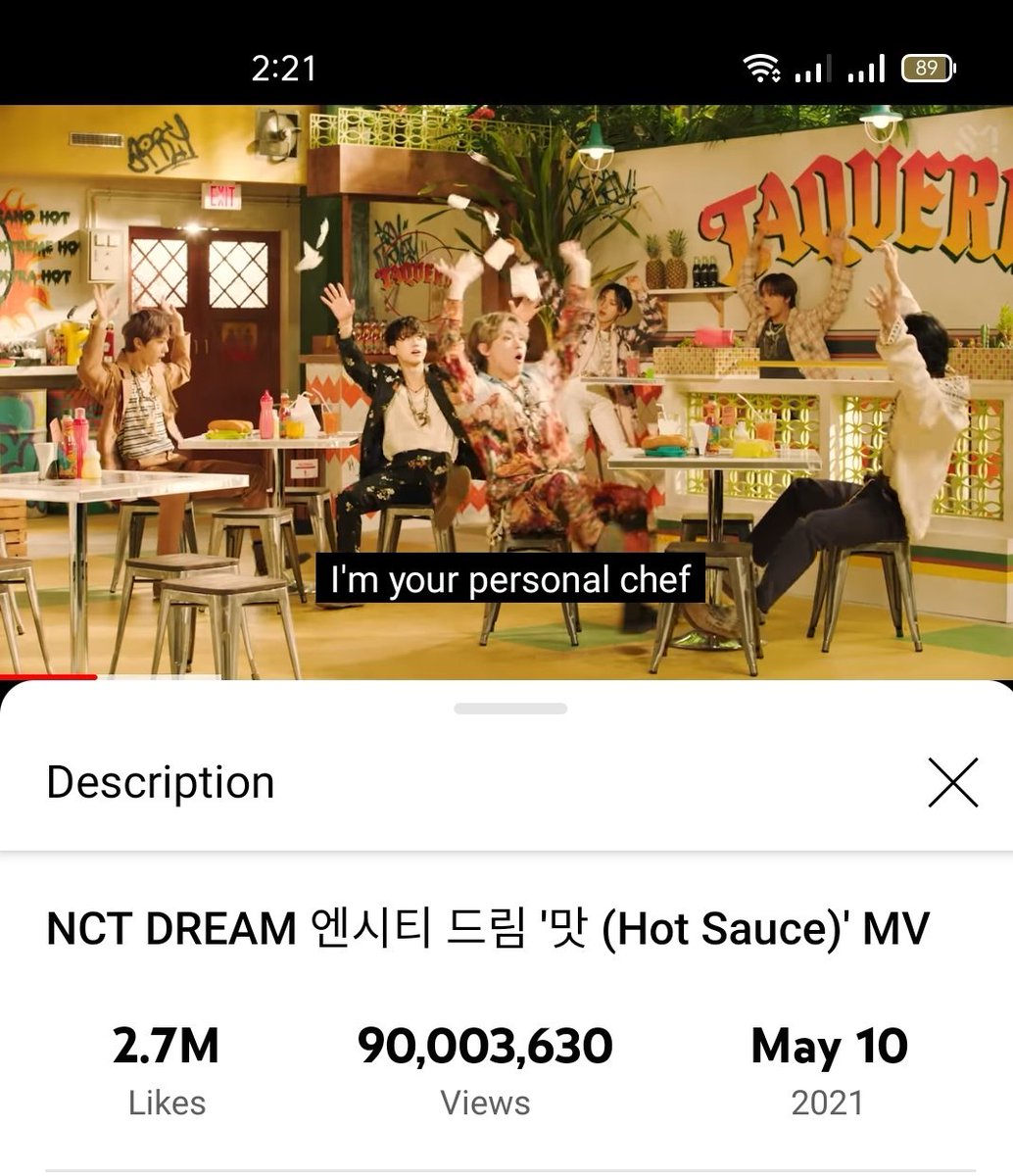 90 M views!!!🥳🔥🌶️

 #TasteTheHotSauce 
#NCTDREAM_맛_HotSauce 
#NCTDREAM_맛_HotSauceNCT 
@NCTsmtown_DREAM