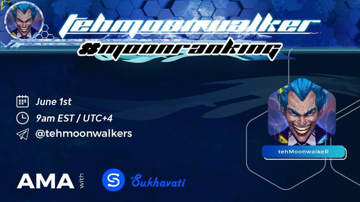 tehMoonwalkeR's tweet photo. AMA with @Sukhavati_N 
June 1st
5 PM UTC+4

https://t.co/ZwBugrArcS
$SKT https://t.co/r0TPbkbZa5