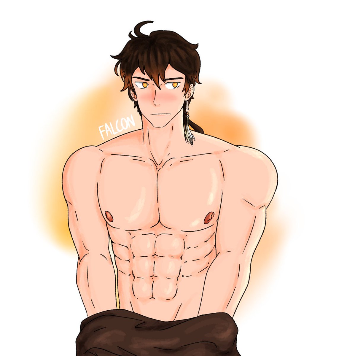 WGriffonart's tweet photo. Zhongli's Titties and Milker 🍼💦🤤
#zhongli #genshinimpactfanart #gay #yaoi #bl #bara #muscle #zhonglifanart https://t.co/ctIHhQ4X9T