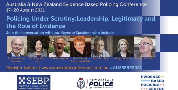 Not submitted your abstract or registered for #anzsebp2021? There’s still time! We have an internationally renowned lineup of keynotes, and aim to make this THE most interactive and engaging online conference in the policing/research space lnkd.in/e-JVy4y