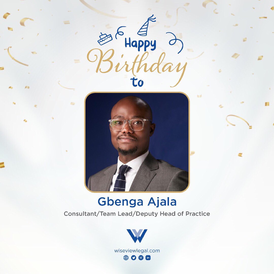 It’s our very own Gbenga Ajala’s day!!!!!! @yalzy Here is to hoping that you get a happy and fulfilling career and the best things in life. Happy birthday. #wiseviewlegal #birthday #legal #commercial #litigation #wiseviewlegalconsultancy