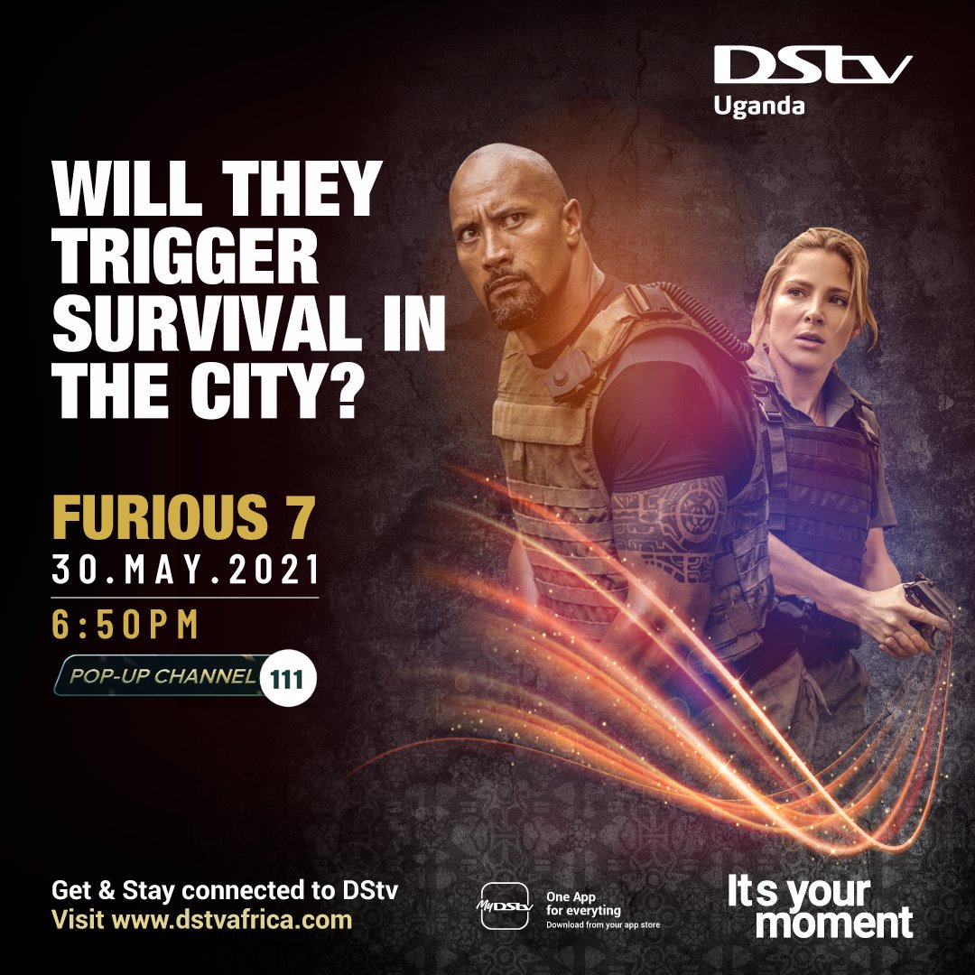 DStvUganda's tweet photo. Today on the #MMFastAndFurious pop-up channel 111, Dom and his family are caught in a quagmire when Shaw's brother seeks bloody revenge. How will this play out? https://t.co/WKzr2nSOUY