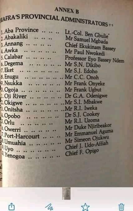AfamDeluxo's tweet photo. Biafrans Provincial Administrators. #BiafraHeroesDay2021 #BiafraHeroesDay https://t.co/bZLzhe8v5x