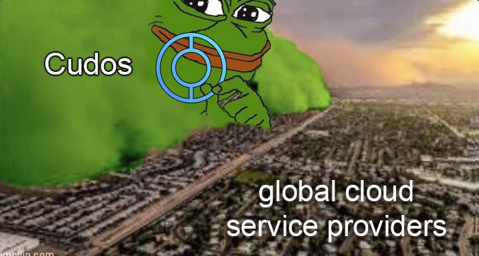 2) About $CUDOS, <a href="/CUDOS_/">CUDOS</a>

The Cudos Network is a layer 1 #blockchain and layer 2 computation and oracle network being designed to ensure decentralized, permissionless access to high-performance computing at scale and enable scaling of computing resources to 100,000’s of nodes.