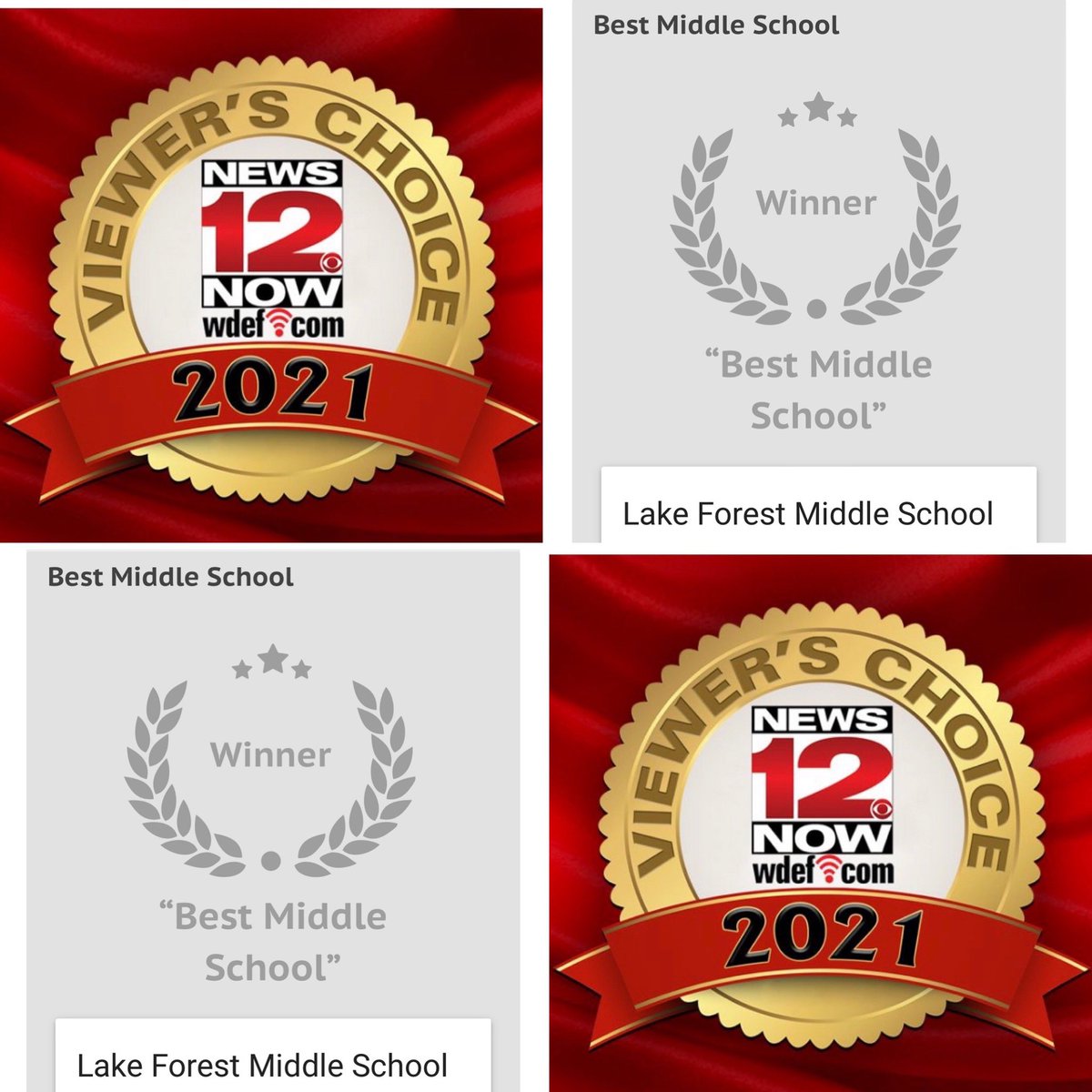 Lake Forest Middle (@lfmsbruins) on Twitter photo 📢❗️🖤💛🏆❗️📢 #BetterThanEver Report📢❗️🖤💛🏆❗️We are beyond humbled and blessed to announce that we have been selected “Best Middle School” 2021 <a href="/wdefnews12/">WDEF News 12</a> Viewer’s Choice Awards! Thanks to all #ForestFamily who nominated and voted for us! #ChampionCulture 📢❗️🖤💛🏆❗️📢 #BetterThanEver Report📢❗️🖤💛🏆❗️We are beyond humbled and blessed to announce that we have been selected “Best Middle School” 2021 <a href="/wdefnews12/">WDEF News 12</a> Viewer’s Choice Awards! Thanks to all #ForestFamily who nominated and voted for us! #ChampionCulture