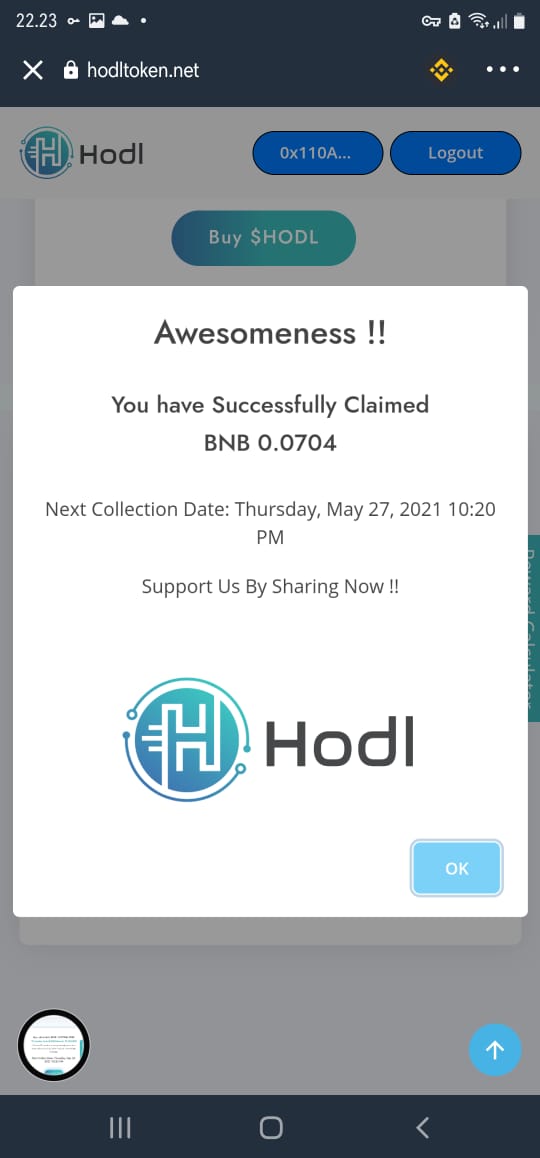 WirsaBenny's tweet photo. @cz_binance Hodl https://t.co/kV7NChqlNP