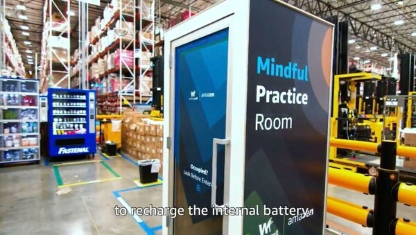 kaosenlarednet's tweet photo. Cabinas mindfulness: la nueva y distópica solución de Amazon para relajar a sus empleados sobrecargados https://t.co/Z7Lctn4fQZ https://t.co/PI0NdeIYtj