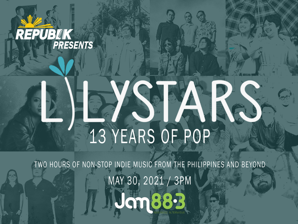 lilystars's tweet photo. JAM 88.3 REPUBLIK feat. LILYSTARS: A live thread. Happening at 3PM PH Time. If you are outside Metro Manila and neighboring provinces tune in at @Jam883  https://t.co/chmspXIAcp #13YearsofPOP https://t.co/q2kPQGSpZm