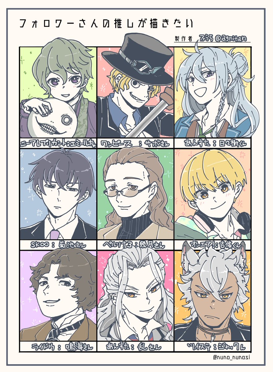 描いた!!!
リプありがとうございました!😚✨

 #フォロワーさんの推しが描きたい 