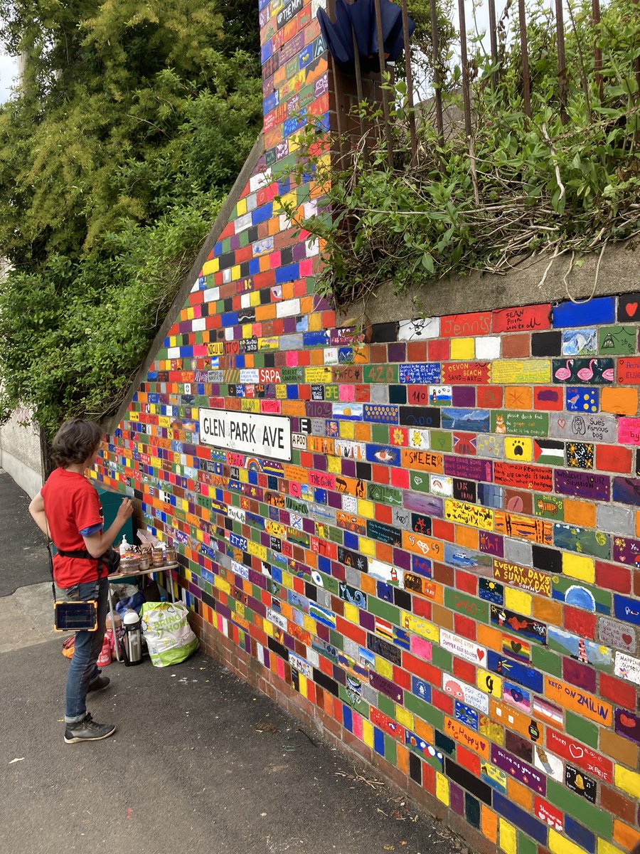 InclusionGP's tweet photo. Only 2 days to contribute to the lovely #brickproject down at the station - I’m sure you’ll do better than me! #streetart @mayflower400uk @Plymouth_Live https://t.co/C8SrMPbkKE