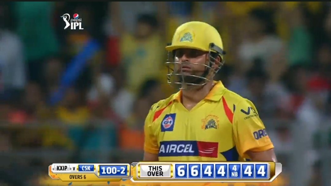 iam_vijay6676's tweet image. OTD @ImRaina 🔥😎 #CSKvsKXIP