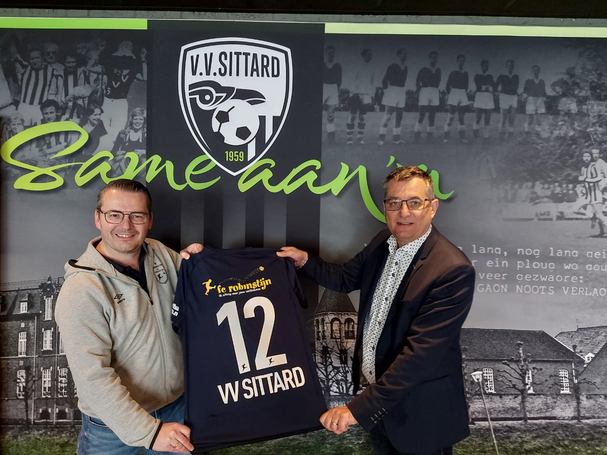 FCRobinstijn's tweet photo. Onze tweede Vriendenclub is bekend. Niemand minder dan VV Sittard heeft zich aan onze mooie club verbonden! Welkom! π€
https://t.co/PCkR96XN62
#FCRobinstijn #VVSittard https://t.co/MjaSdFUWuZ