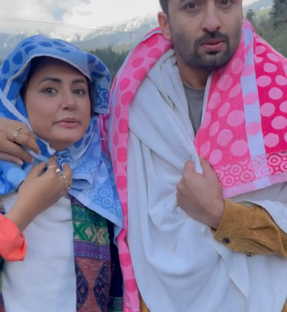 newstracklive's tweet image. कैसे हुई माइनस डिग्री में 'बारिश बन जाना' की शूटिंग, हिना खान ने शेयर किया वीडियो newstracklive.com/news/hina-khan… #hinakhan #btsvideo #baarishjanjaana #shaheersheikh @newstracklive