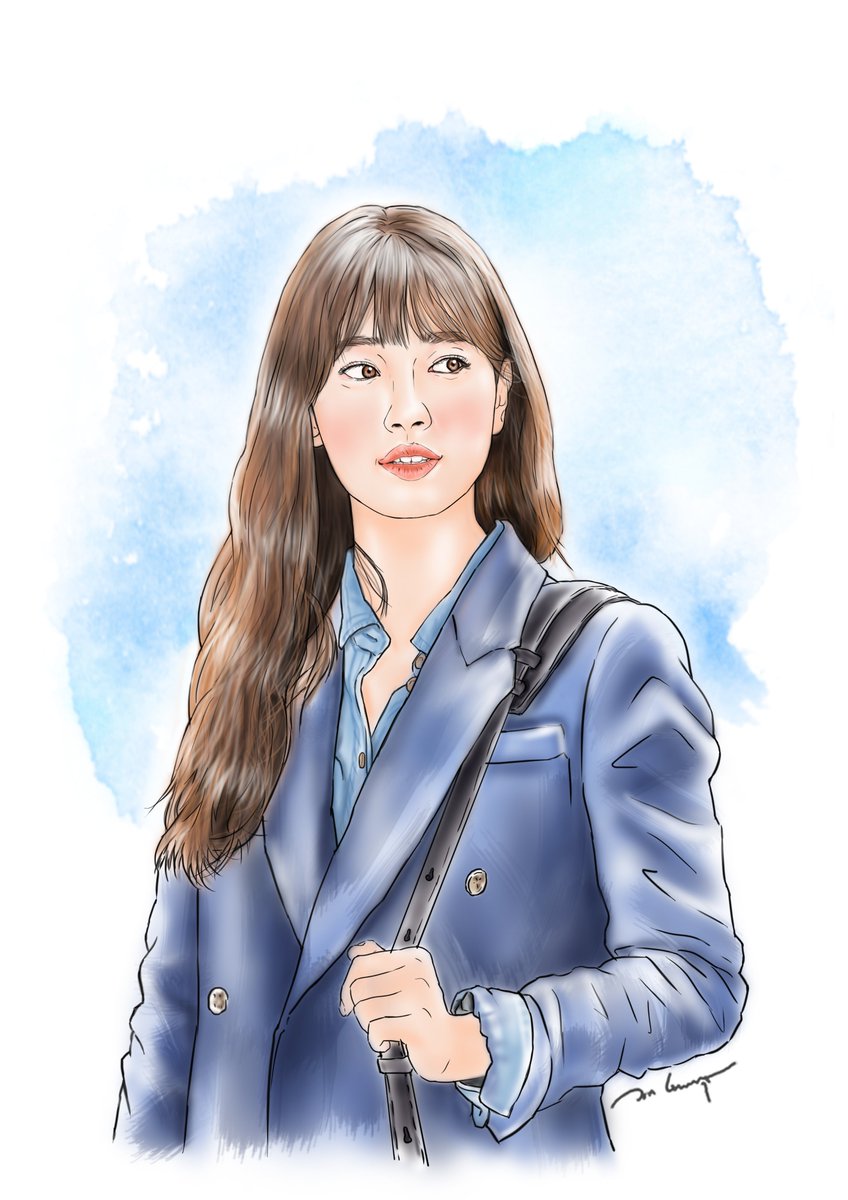 rotdeepduck's tweet photo. Bae Suzy _Fanart 💛💙
So Cute . Duck Lovee
#vagabond #StartUp #Fanart
#GoHaeri #suzy #BaeSuzy
#koreandrama #TVseries
#SeoDalMi #suzy #BaeSuzy
#Netfilx #rotdeepduck #รทเป็ดร่อน https://t.co/XiygKd73R7