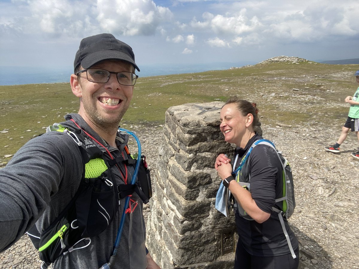 Beautiful day to do the Yorkshire 3 peaks yesterday. This is just training for our national 3 peak 24hr challenge in June though. Onwards and ultimately upwards justgiving.com/fundraising/An…