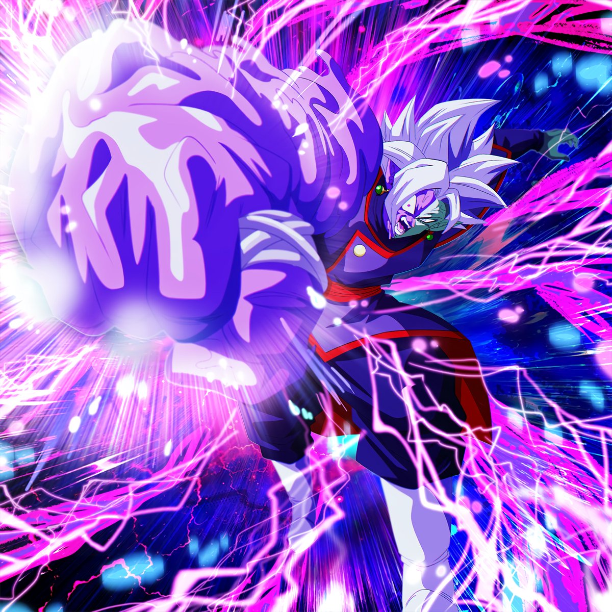 DBLegends 3rd Anniversary HD Arts Half-Corrupted Fusion Zamasu