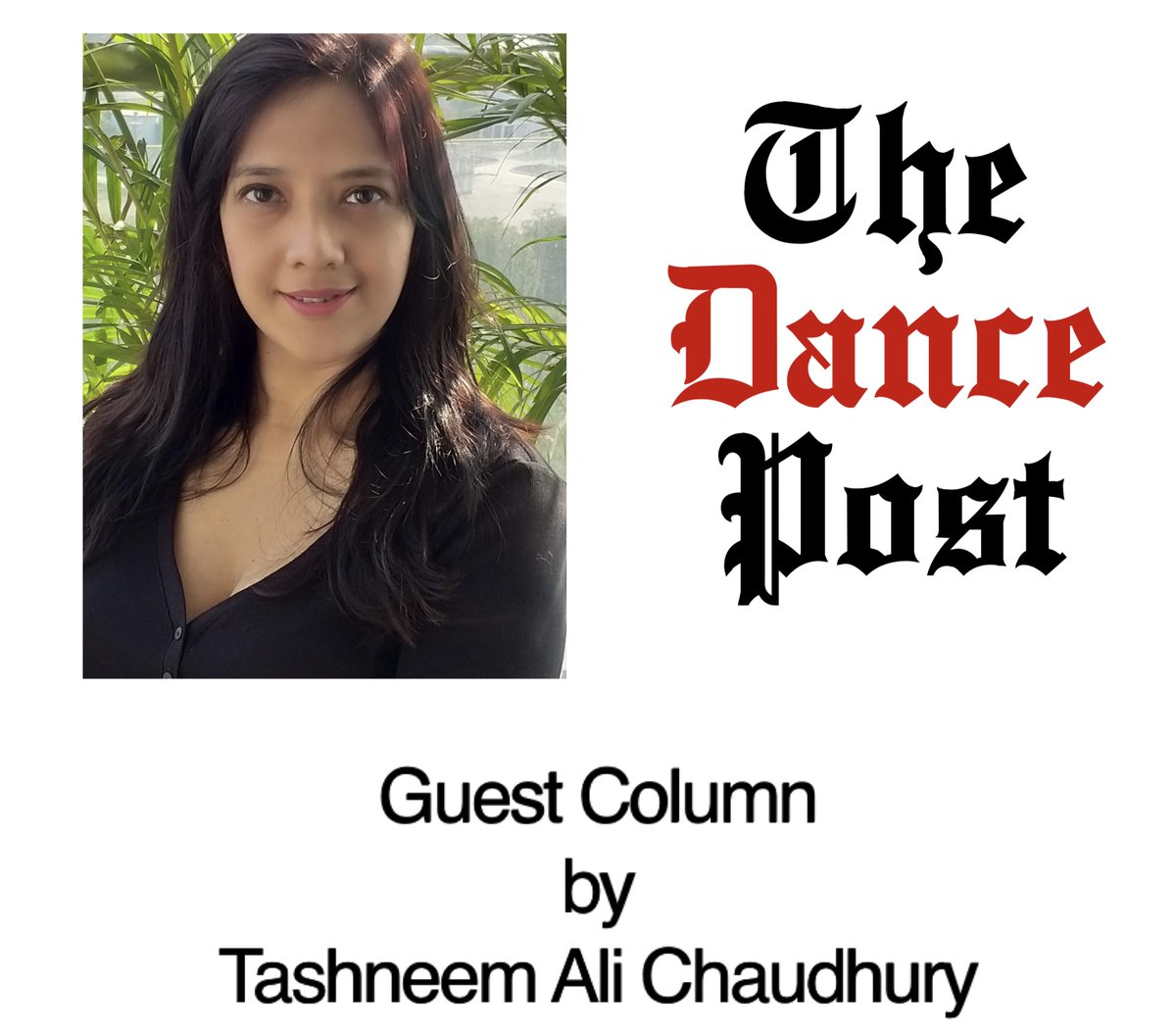 Journalist, author and media strategist @tash_writer  writes a guest column for us on what inspires her to dance. To read: facebook.com/10281372196217…
#thedancepost #dance #dancenews #dancemedia #guestcolumn #writer #journalist #thoughts #wordsfromtheheart