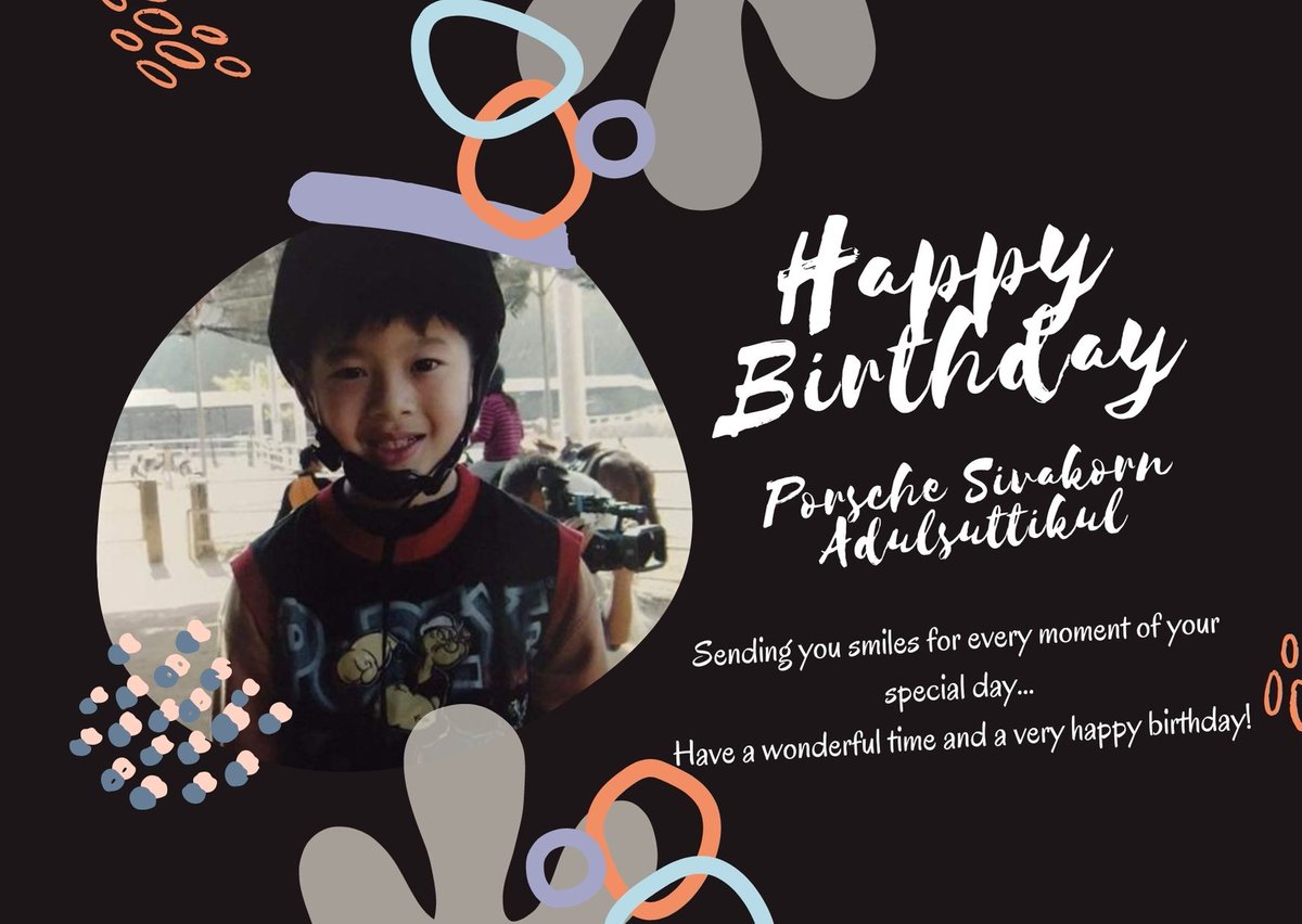 porenjer1998's tweet photo. [ To: @porscheivex ] 

"Sending you smiles for every moment of your special day…Have a wonderful time and a very happy birthday!" https://t.co/HMT5G3cJ1c