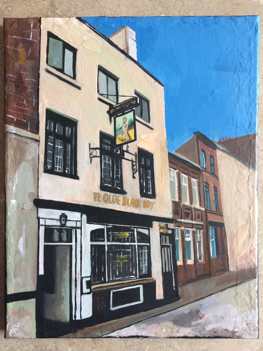 artistofhull's tweet photo. Hull Pubs Artwork Sale! Today, I've a sale of iconic pubs of Hull for £40 each + p&amp;p. Approx size 11.75x9.5x0.5 inches. DM if interested.
#Hull #Yorkshire #Hullart #Humberside #Eastyorkshire #pubs #paintinghull #kingstonuponhull #architecture #hullartwork #pubsofhull #art https://t.co/fs6wNcsZsq