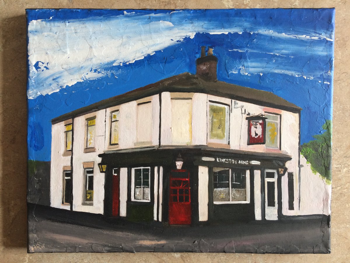 artistofhull's tweet photo. Hull Pubs Artwork Sale! Today, I've a sale of iconic pubs of Hull for £40 each + p&amp;p. Approx size 11.75x9.5x0.5 inches. DM if interested.
#Hull #Yorkshire #Hullart #Humberside #Eastyorkshire #pubs #paintinghull #kingstonuponhull #architecture #hullartwork #pubsofhull #art https://t.co/fs6wNcsZsq
