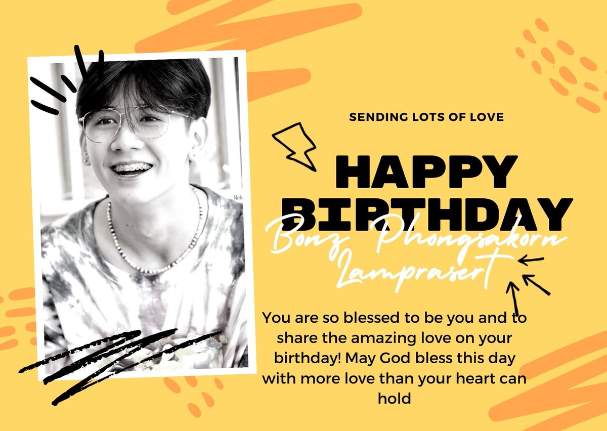 porenjer1998's tweet photo. [ To: @bonznadol ]

"You are so blessed to be you and to share the amazing love on your birthday! May God bless this day with more love than your heart can hold" https://t.co/CmWRjXauoa