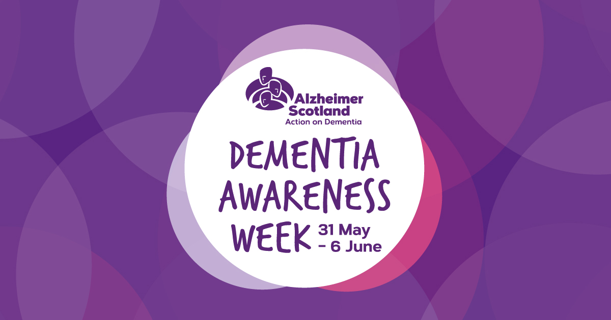 Tomorrow is #DementiaAwareness Week 💜

There are lots of ways you can join in and make a difference in a matter of minutes...

Head over to alzscot.org/DAW2021. Every action counts!