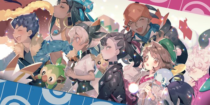 ホップのtwitterイラスト作品