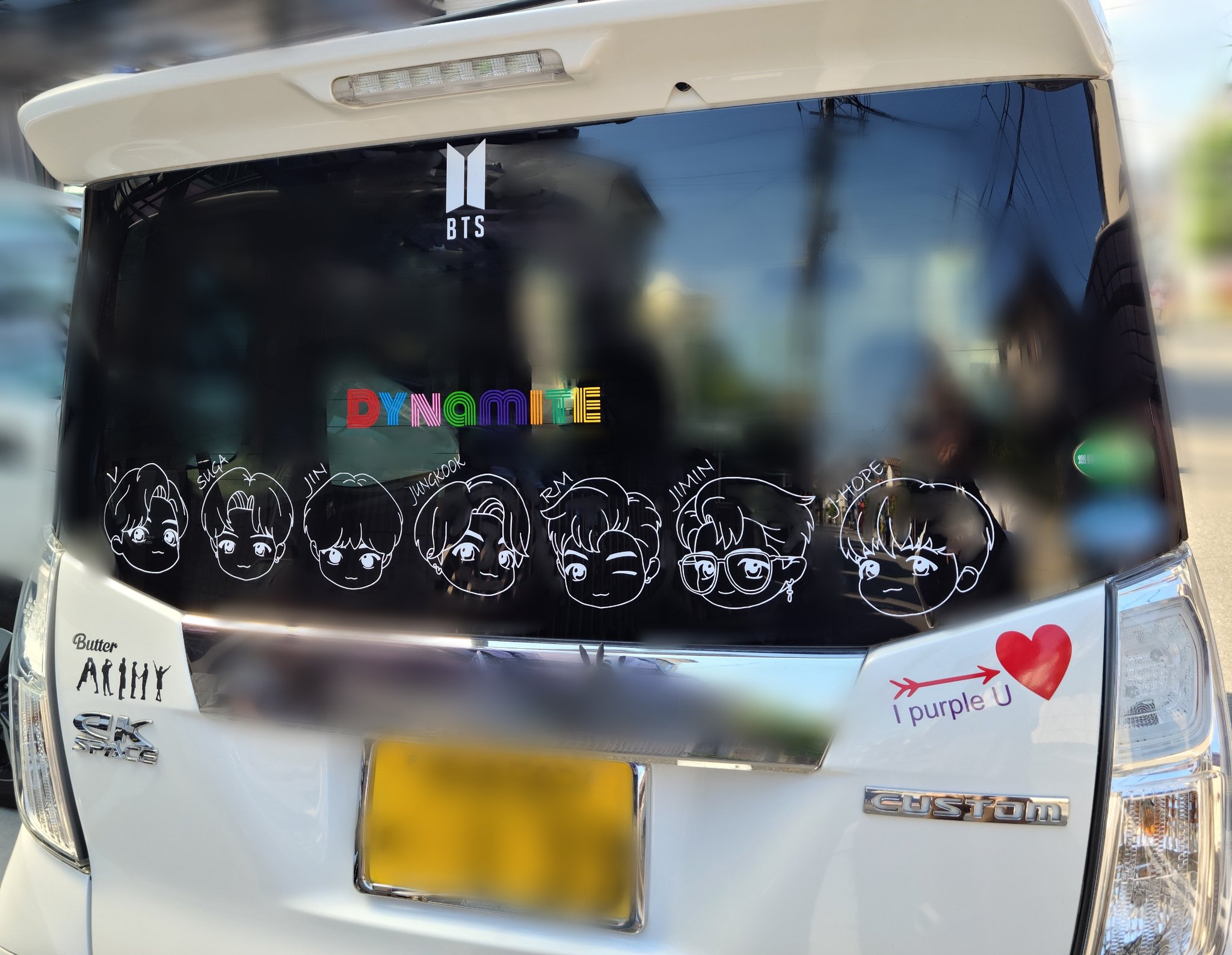 ドアミラー コンプライアンス ヤギ Bts 車 ステッカー 均等に 水分 ダーベビルのテス