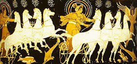 Michael_Lambda's tweet photo. When the planet Venus rises, it is the brightest light in the sky. To the ancient Greeks, Eosphorus (Lucifer in Latin),  was the personification and the winged god of the Morning Star. The "light- bearer" was leading his mother’s chariot, goddess of dawn, follow by the sun.  💫 https://t.co/9SoGqR7Dqd