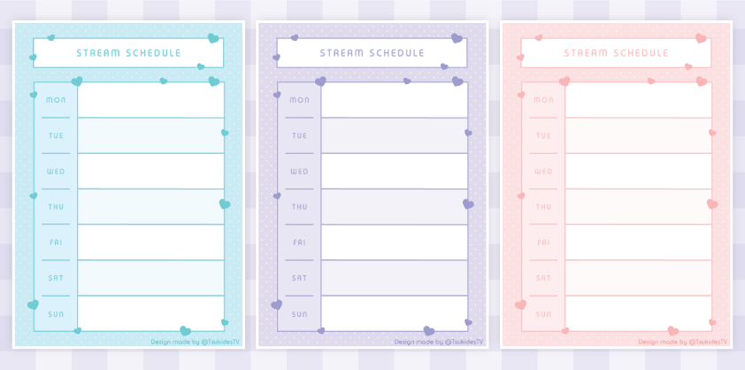 DesemberVT's tweet photo. I put my free schedule design on ko-fi!
https://t.co/d5rmujtO8Q
#ENVtuber #VTuberAssets #GraphicDesign #scheduledesign https://t.co/McrRwueeua