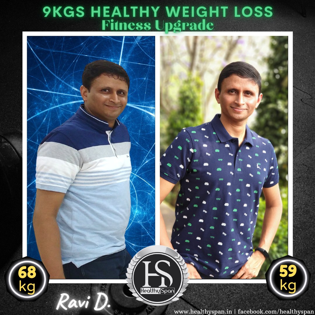 HealthySpanReal's tweet photo. "I wish someone had told me earlier that taking back control of health is so simple, I would have undergone this transformation long time ago. – This is what Ravi Shankar has to say, a BITS Pilani alumnus and a software engineer of 20 years. https://t.co/NLk29nRca3