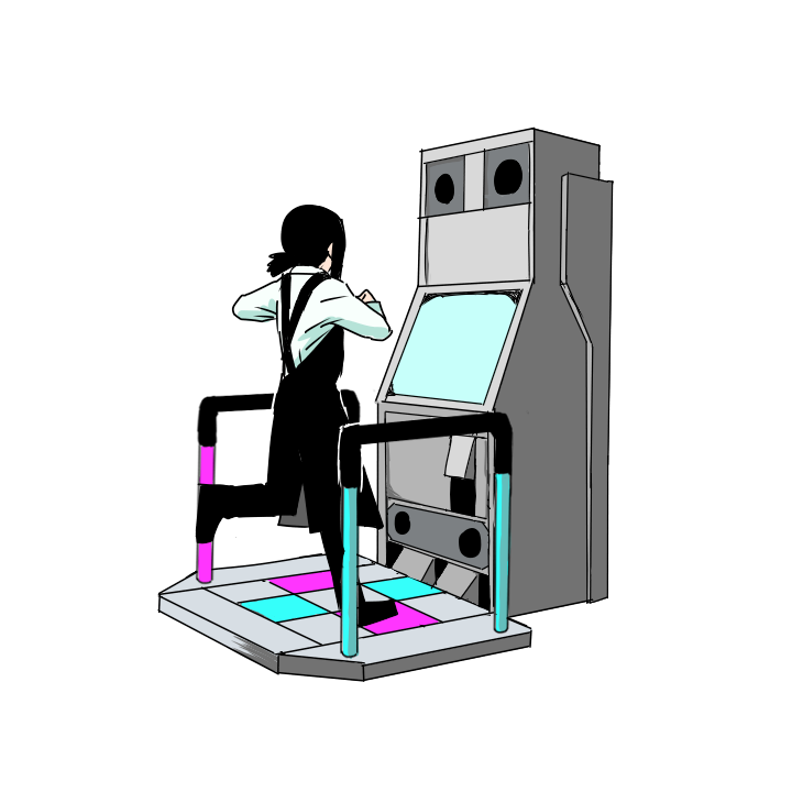 詩子お姉さんの壁尻 美兎の家具 理尽のイラスト